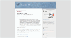 Desktop Screenshot of deceit.cond.org